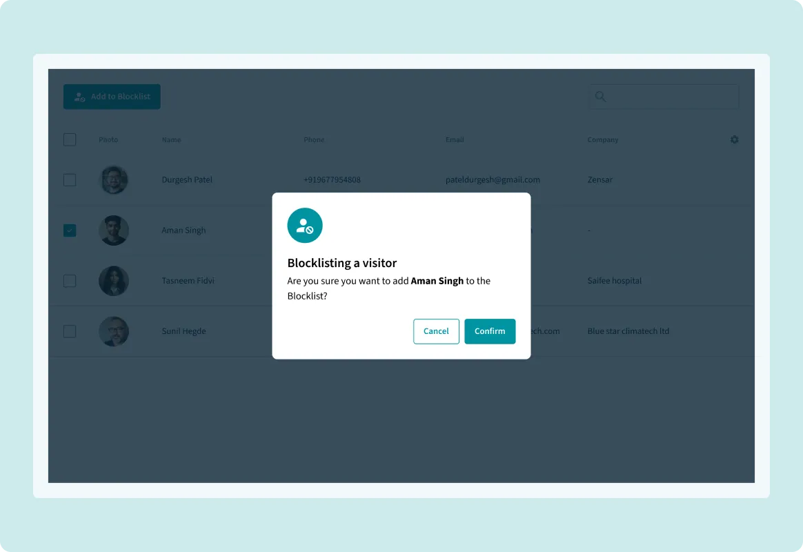 Visitor Management System